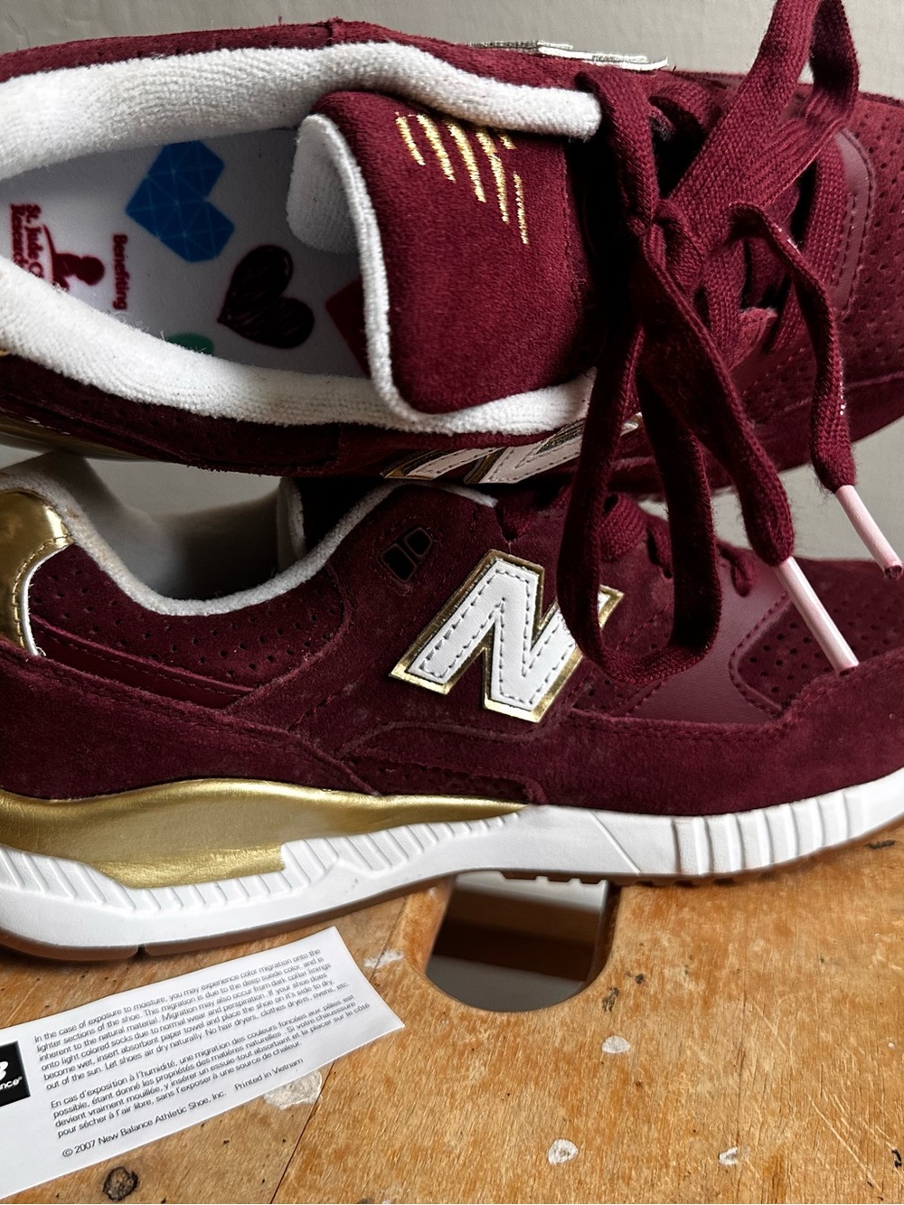 NEW BALANCE ST.JUDE SNEAKERS 6.5  
SUPPORT THE MISSION. MAKE ME A FAIR OFFER 😊 - Picture 6 of 12